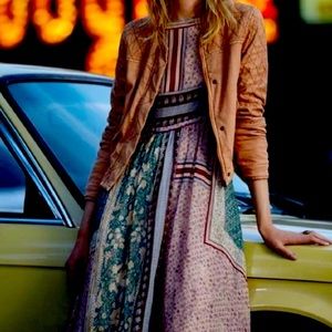 Anthropologie Itinerary Quilted Bomber Jacket